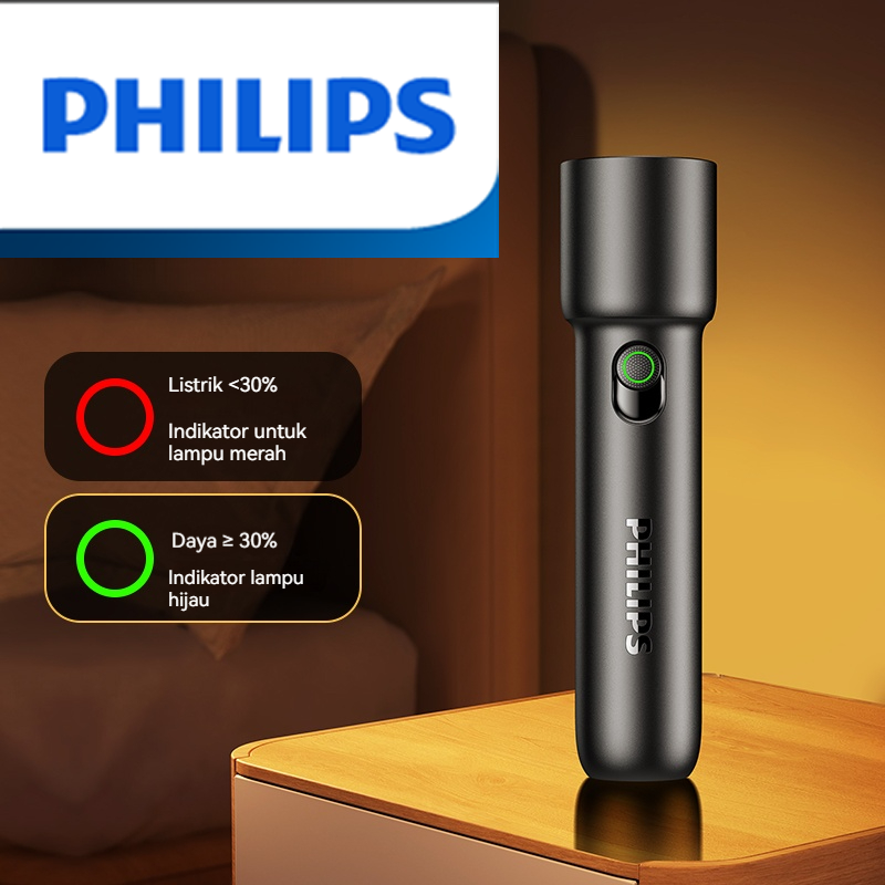 Philips Bulb Hue - Feilps充電式LED懐中電灯、能力、ポータブル、個人的な自己防衛、キャンプ、ハイキング、edc、2024、新しい