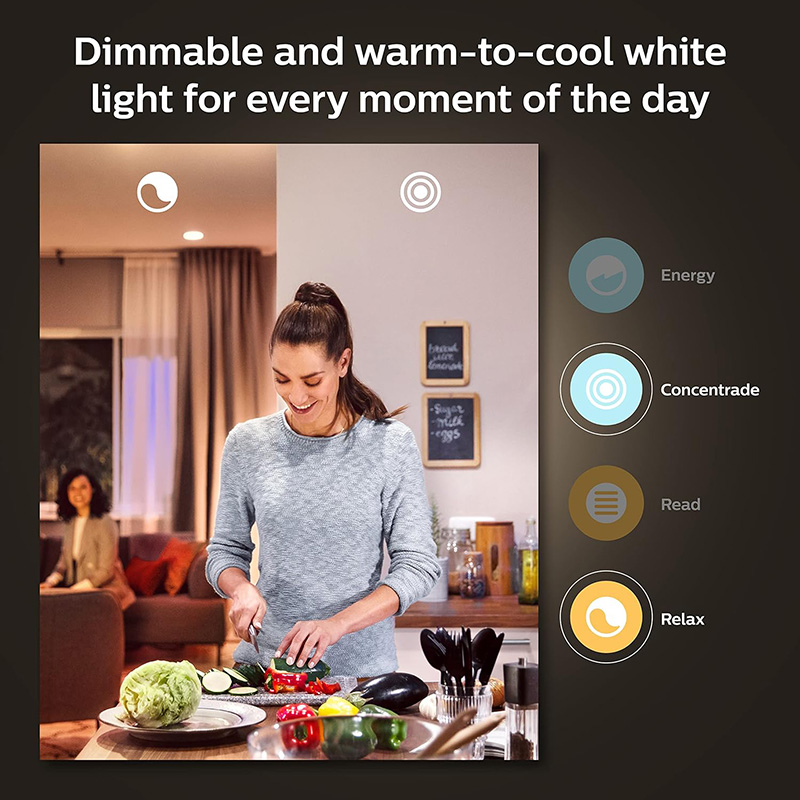 フィリップス Hue GU10 スマート LED スポットラ - Philips Bulb Hue のレビューと価格