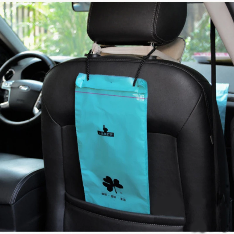 50 個車の使い捨てゴミ袋自己粘着ゴミホルダー自動車内装オフ - Biodegradable Bin Liner のレビューと価格