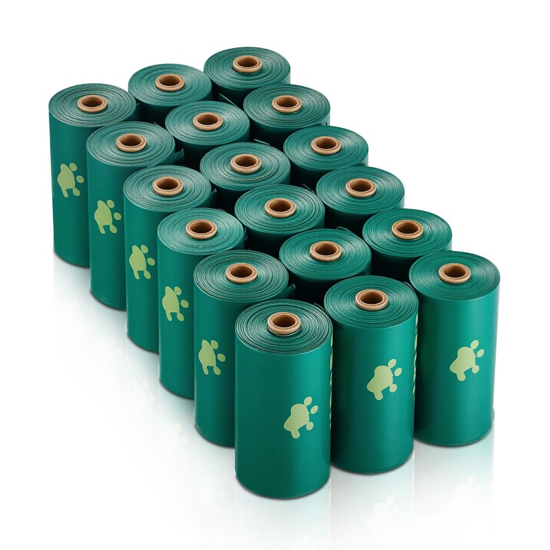 18ロール入り犬用うんち袋、270枚入り 13 x 9インチ - Biodegradable Bin Liner のレビューと価格